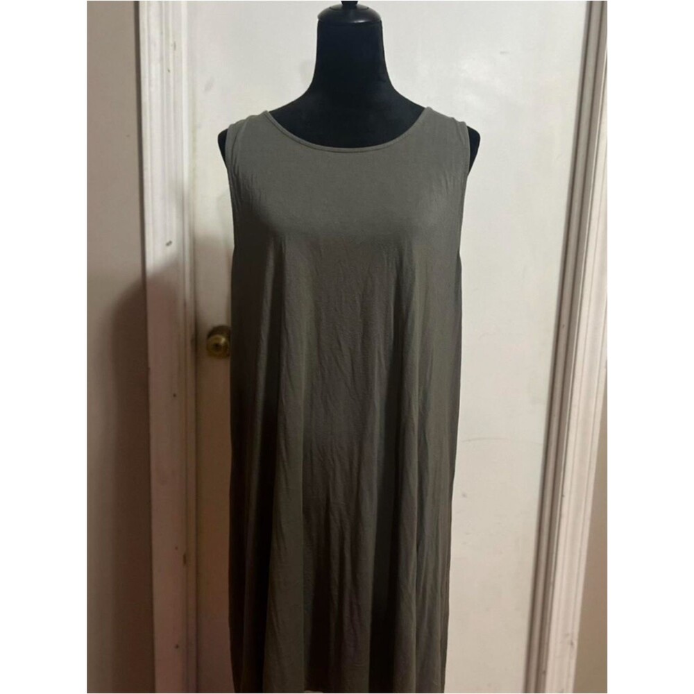 Maurices Olive Green Sleeveless Maxi Dress
